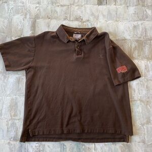 Men’s XL Hardy Bros brown polo.